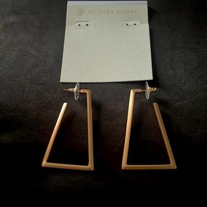 Kendra Scott Rose Gold Easton Hoops